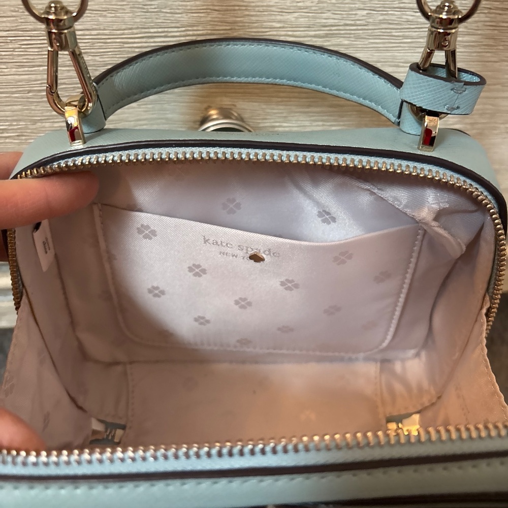 Blue Kate Spade purse - Picture 5 of 6